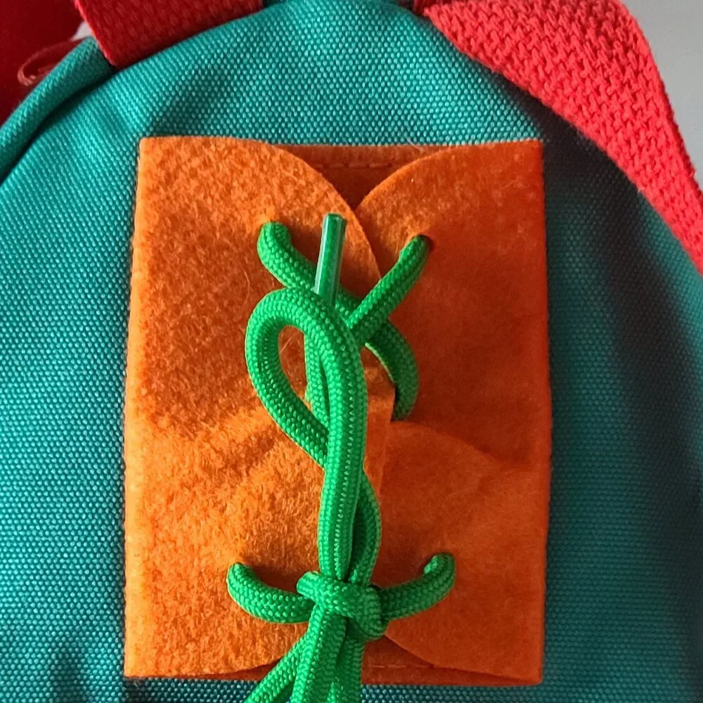 SENSORY TOY BACKPACK FOR TODDLERS AGES 3 + COLORFUL/EDUCATIONAL